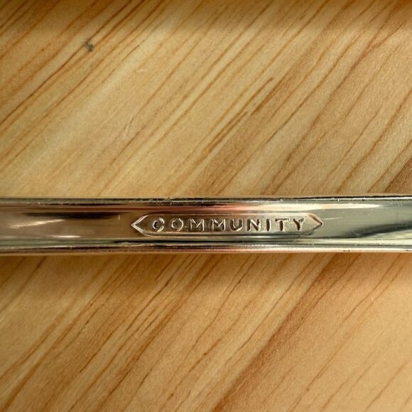 Vtg Oneida Evening Star Grille Forks Vinade Set Of 4 1950 Community Silverplated - Picture 7 of 9